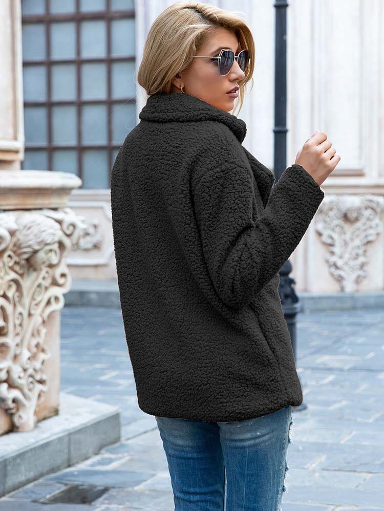 Casaco Feminino de Inverno Roma - Edição de Luxo Casaco Teddy - feminina Importe Go 