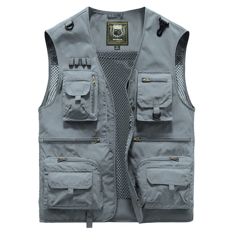 Colete de Pesca Tactical Colete de Pesca Tactical Importe Go Cinza M 