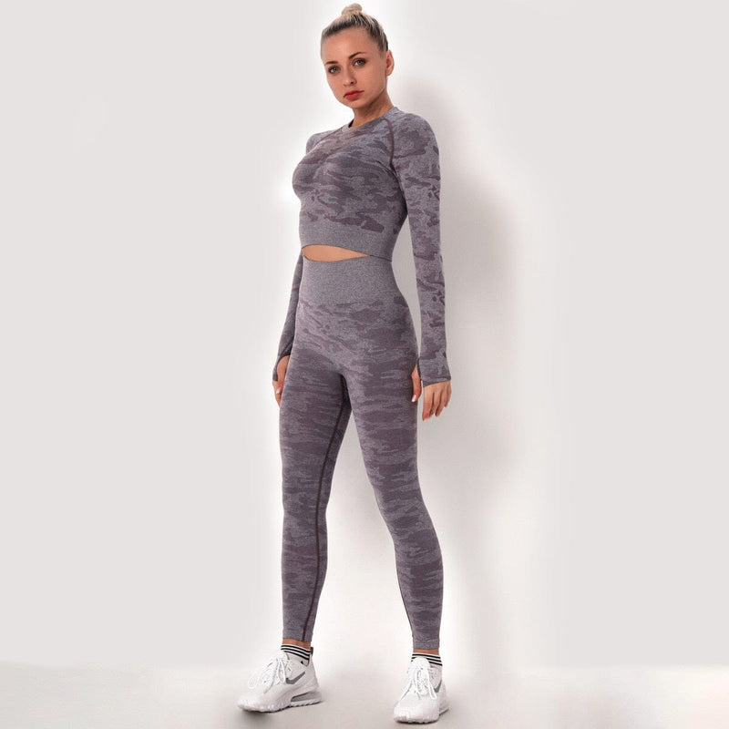 Conjunto de Academia Fitness Animal Print Fitness007 Importe Go 