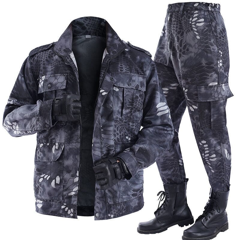 Conjunto Masculino Camouflage Conjunto Masculino Camouflage Importe Go Preto P 