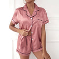 Conjunto Pijama Americano Feminino de Cetim Luxury Importe Go 