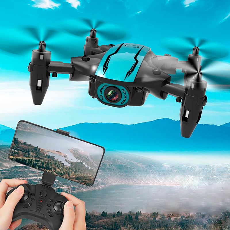 Drone Com Câmera 4K FullHD Wifi Dobrável / ZangãoCS P10-9 Importe Go 