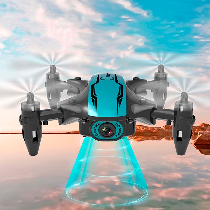 Drone Com Câmera 4K FullHD Wifi Dobrável / ZangãoCS P10-9 Importe Go 