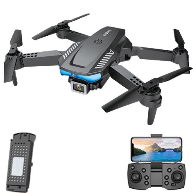 Drone Profissional Com Câmera 4K Angular GPS Wifi / F18 P10-7 Importe Go Drone Profissional F18 Preto 1 Bateria de Lítio 