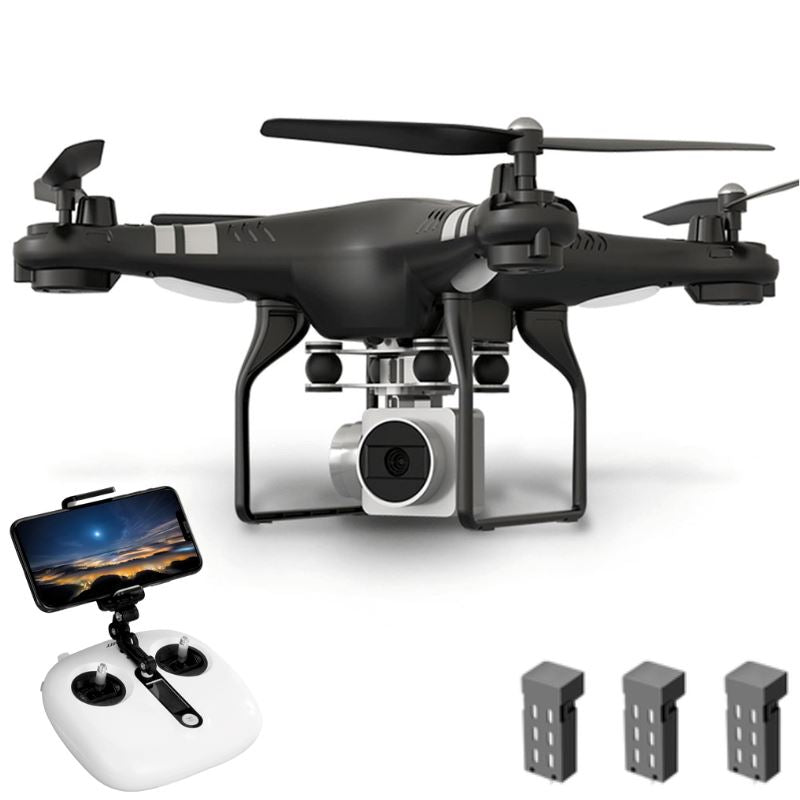 Drone Profissional Oregon com Câmera 4K FullHD GPS Wifi TB-1 Importe Go Preto 3 Baterias 