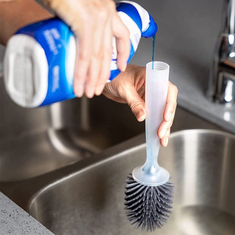 Escova de Limpeza para Vaso com Dispensador Recarregável - SmartClean Escova de Limpeza para Vaso com Dispensador Recarregável - SmartClean Importe Go 