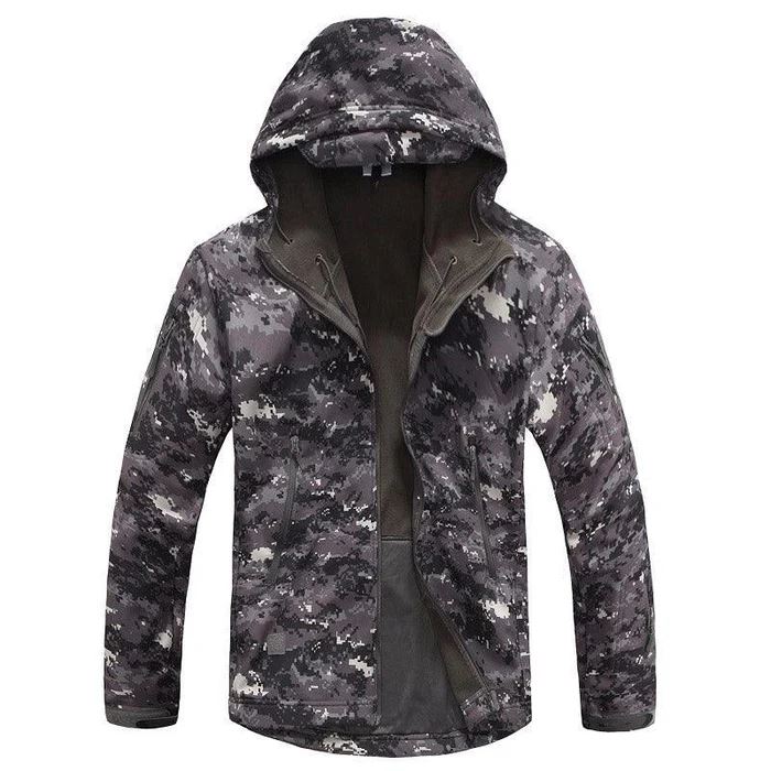 Jaqueta Camuflada Tática Americana Mage Knight 003 - Jaqueta camuflada masculina Importe Go Camuflada escuro P 