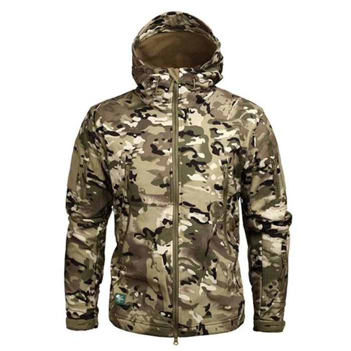 Jaqueta Camuflada Tática Americana Mage Knight 003 - Jaqueta camuflada masculina Importe Go Camuflada especial P 