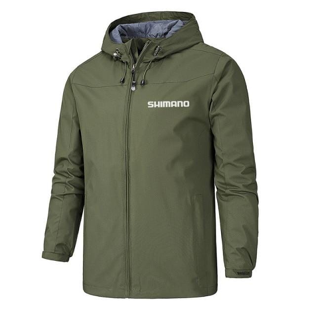 Jaqueta de Pesca Impermeavel Shimano 1062 Importe Go P Verde Militar 