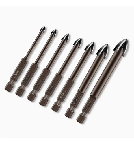 Kit 7 Brocas Indestrutíveis Universal Max Drill ferramentas 101 Importe Go 