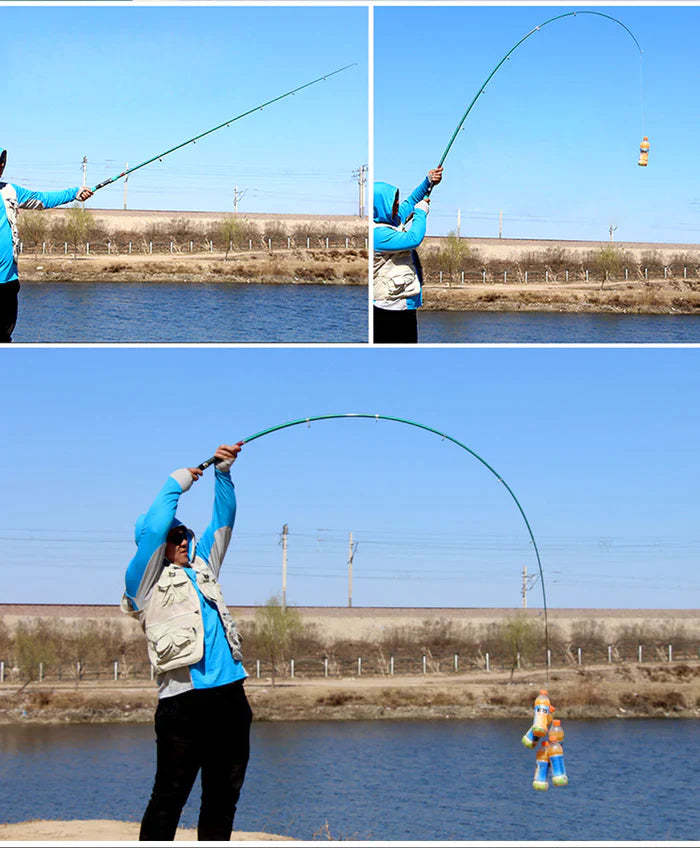 Kit Vara de Pesca com Molinete e Bolsa de Pesca Kit Vara de Pesca com Molinete e Bolsa de Pesca Importe Go 