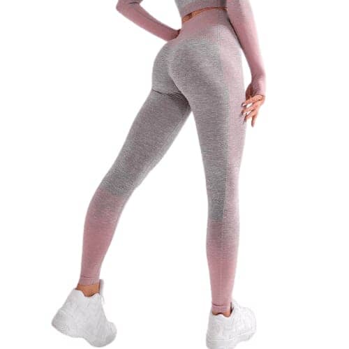 Legging Cintura Alta com Degrade Fitness - legging 020 Importe Go Rosa P 