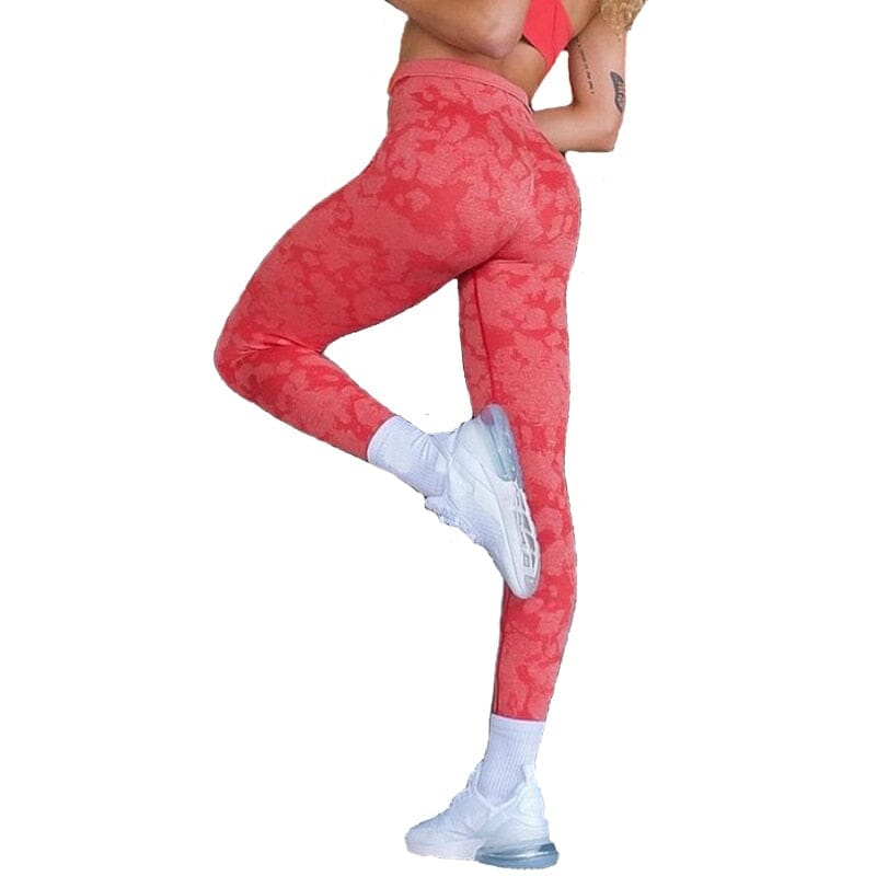 Legging LaBela Print Fitness013 Importe Go Vermelha S 