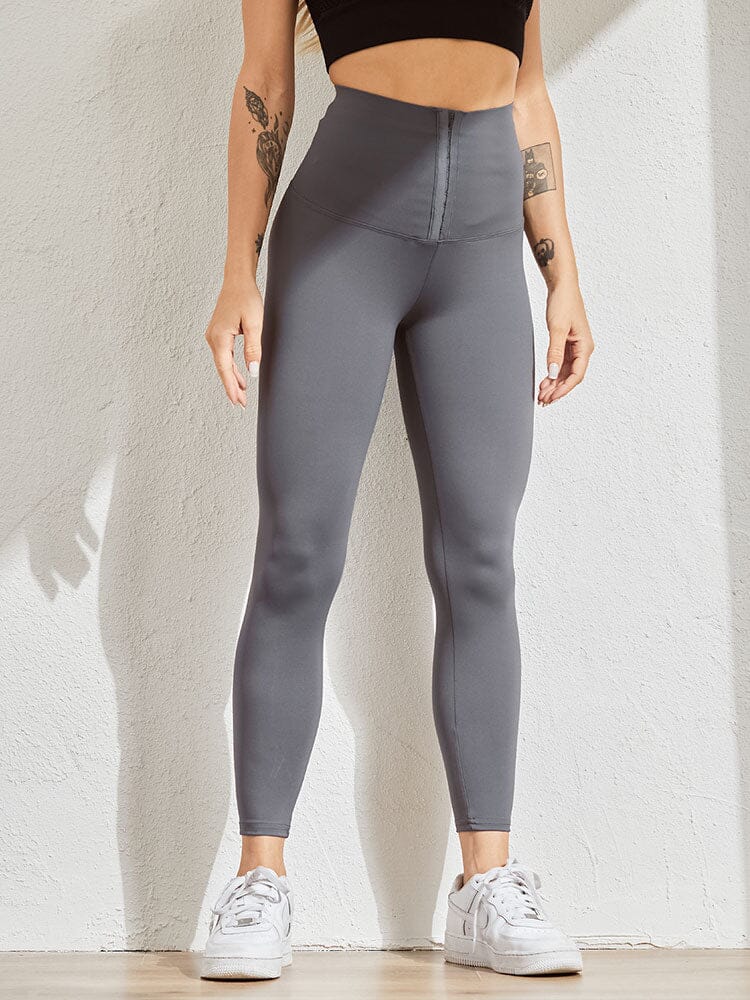 Legging Mega Modeladora LaBela Fitness012 Importe Go Cinza S 