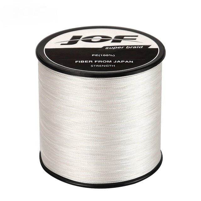 Linha de Pesca Multifilamento Jof 4 Fios Linha de Pesca Multifilamento Jof 4 Fios Importe Go Branco 300M 10LB 