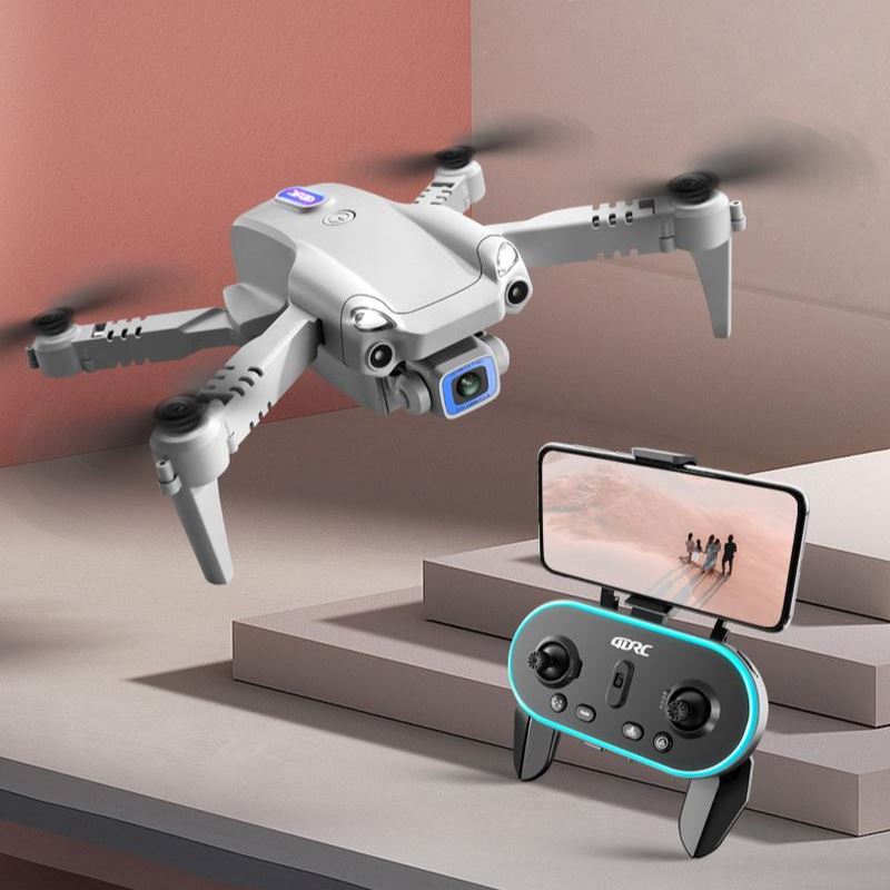 Mini Drone Com Câmera Dupla e Controle Com Suporte Celular 4K FullHD P7-5 Importe Go 