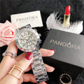 Relógio Feminino Pandora Luxo Relógio Feminino Pandora Luxo Importe Go Prata 