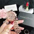 Relógio Feminino Pandora Luxo Relógio Feminino Pandora Luxo Importe Go Rose 