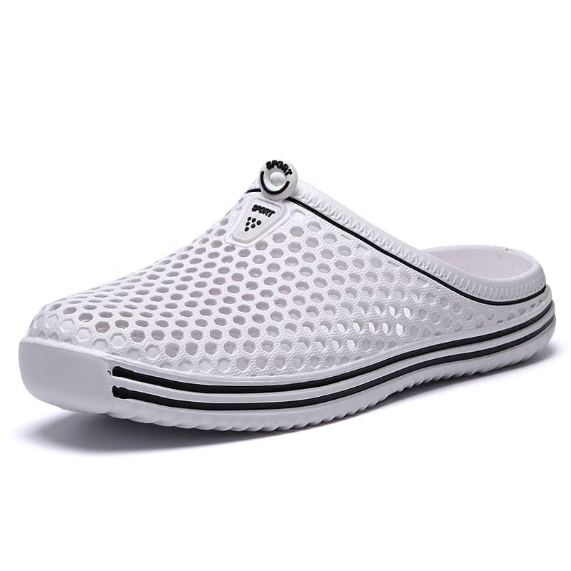 Sandália Crocs Feminino Comfort Plus Calçados (Sandália 3) Importe Go Branco 34 