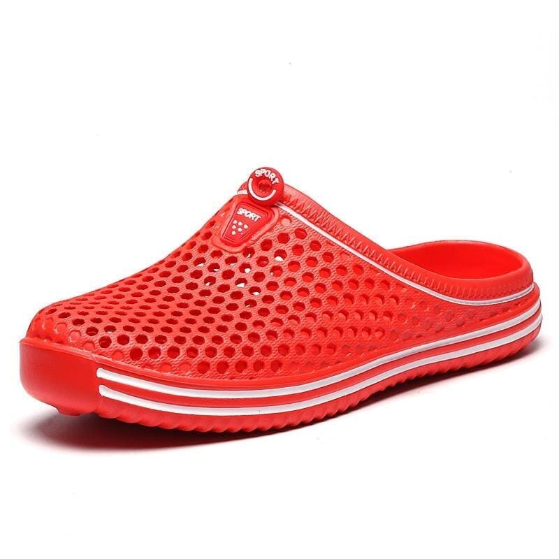 Sandália Crocs Feminino Comfort Plus Calçados (Sandália 3) Importe Go Vermelho 34 