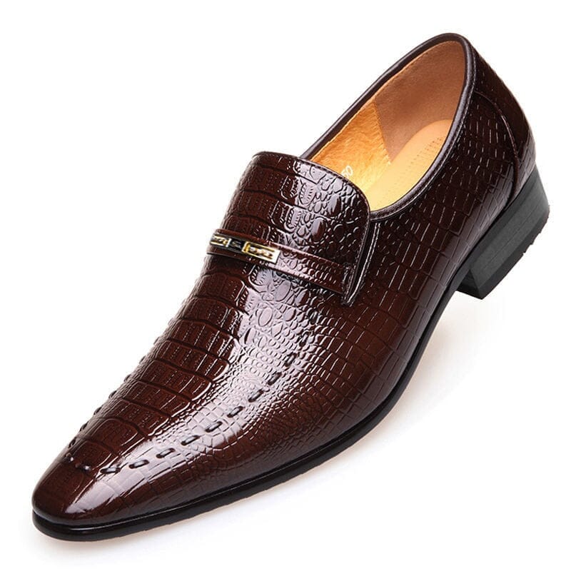 Sapato Masculino Croco Sapato Masculino Croco Importe Go Marrom 36 