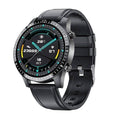 Smart Watch Masculino de Luxo - Tic Lux L1P38 Tic Lux Importe Go Preto/Pulseira de Couro 