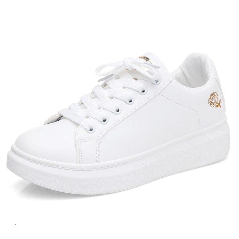 Tênis Branco Casual Feminino Ortopédico - Mônica PM01 - Tênis Branco Casual Feminino Ortopédico - Mônica Importe Go 